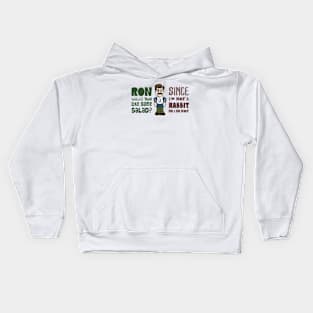 Ron Swanson Thoughts - No Salad Kids Hoodie